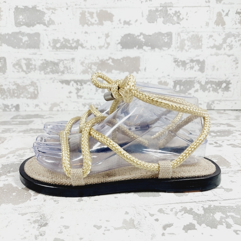 rag & bone Gold Rope Lace Sandals for Women